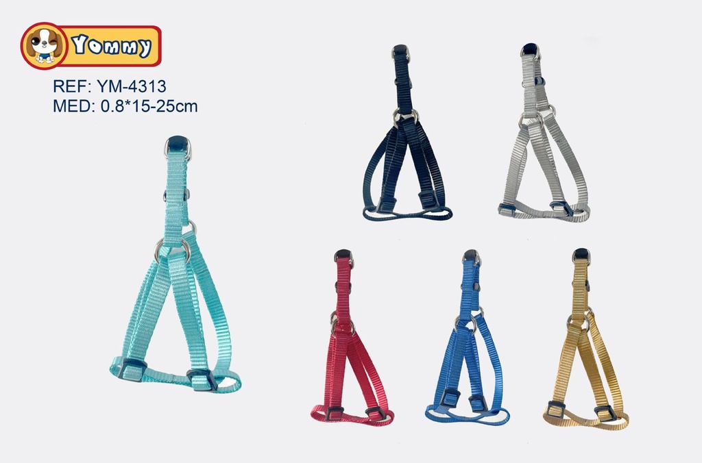 Arnés para perros pequeños 0.8*15-25cm - Accesorios de nylon