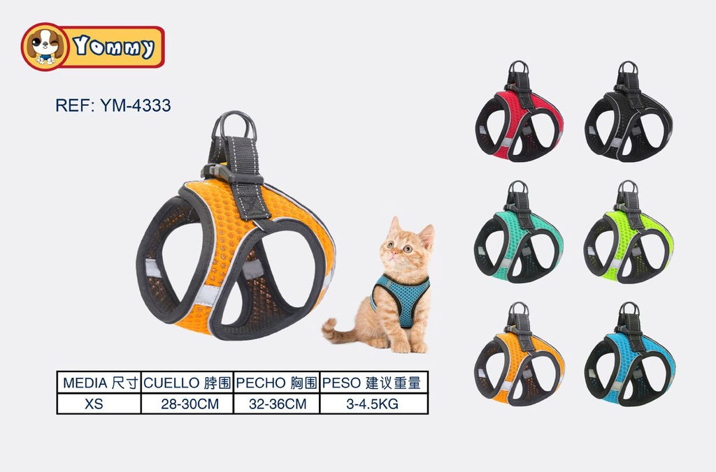 Arnés con diseño de fútbol para perro XS para mascotas