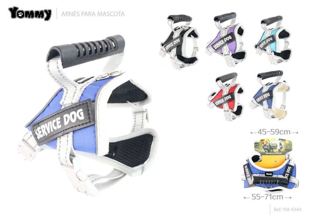 Arnes para perro M anti choque - Vestimenta y accesorios para mascotas