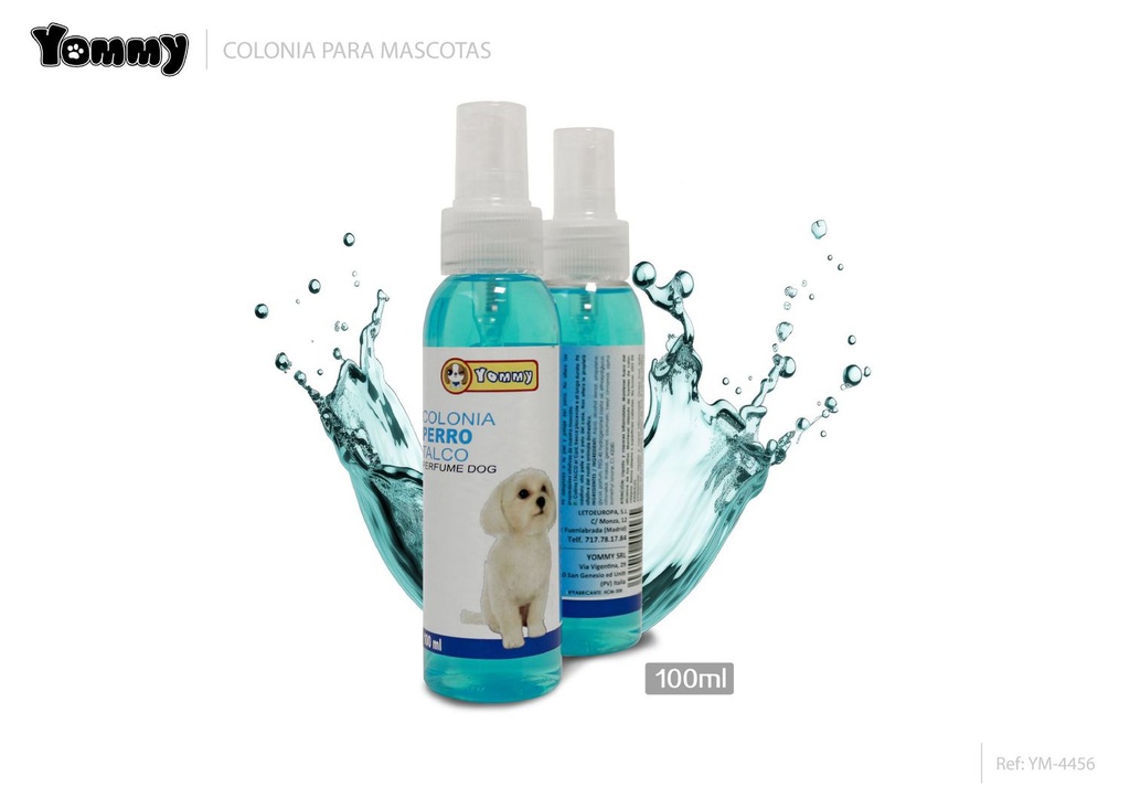 Colonia talco para perro 100ml para mascotas