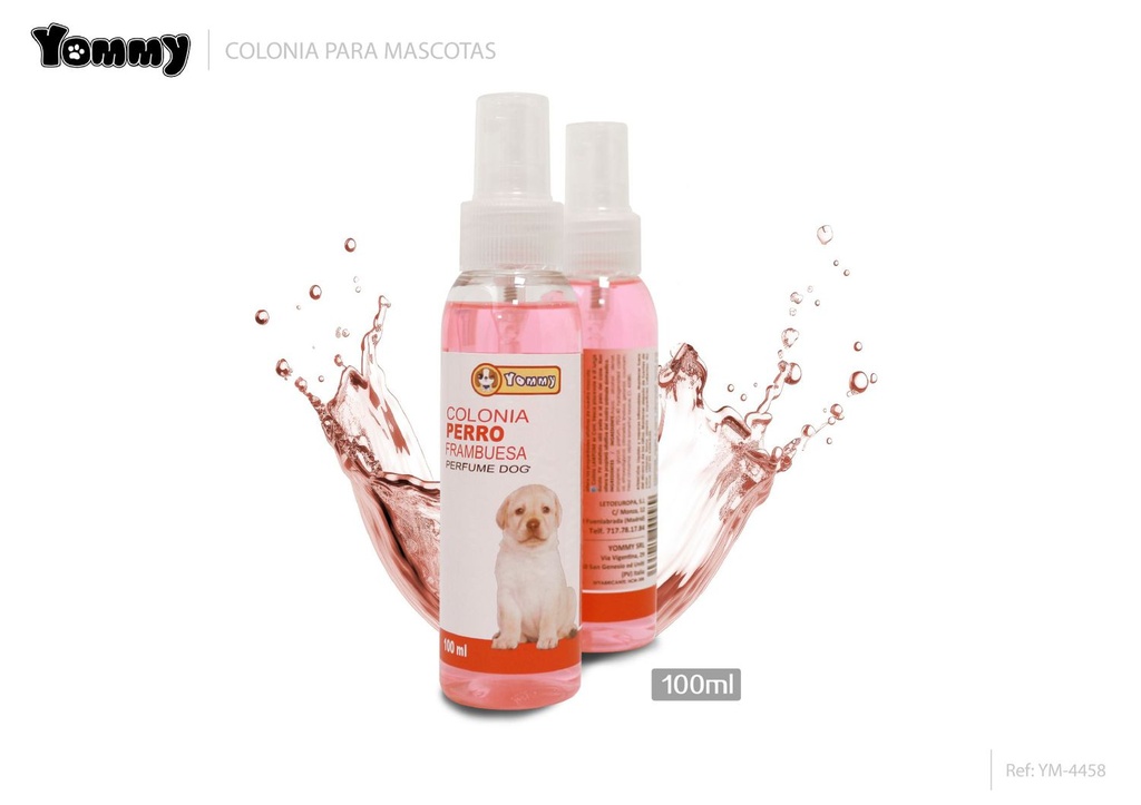 Colonia para perros Frambuesa 100ml - Productos de limpieza para mascotas