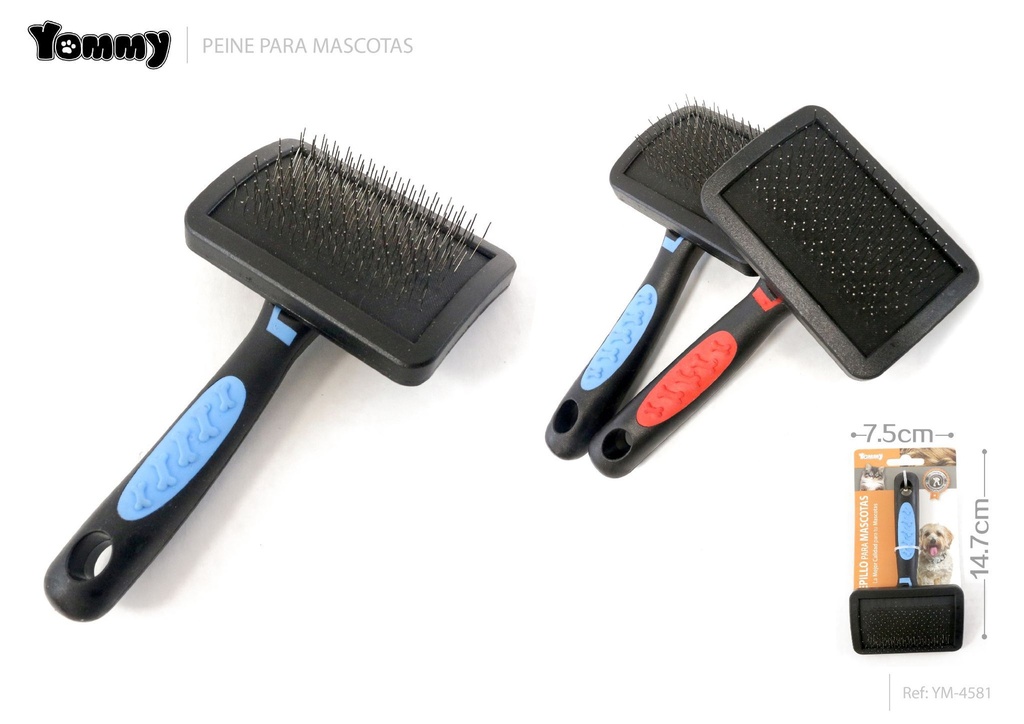 Peine para mascotas 14.7 x 7.5 cm - Accesorios de aseo para animales