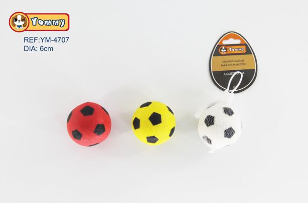 Juguete de fútbol para mascotas 6cm para entretenimiento