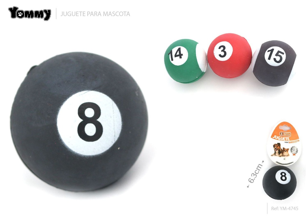 Juguete de goma 6.3 cm - Accesorios para mascotas
