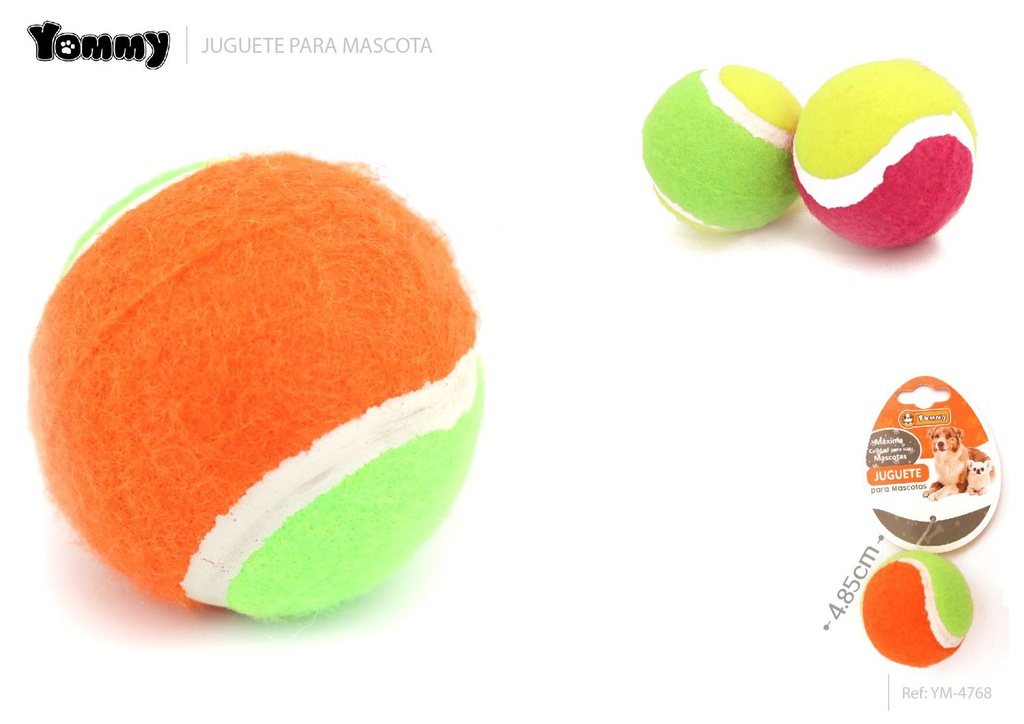 Juguete goma mixto 4.85 cm - Pelota de goma