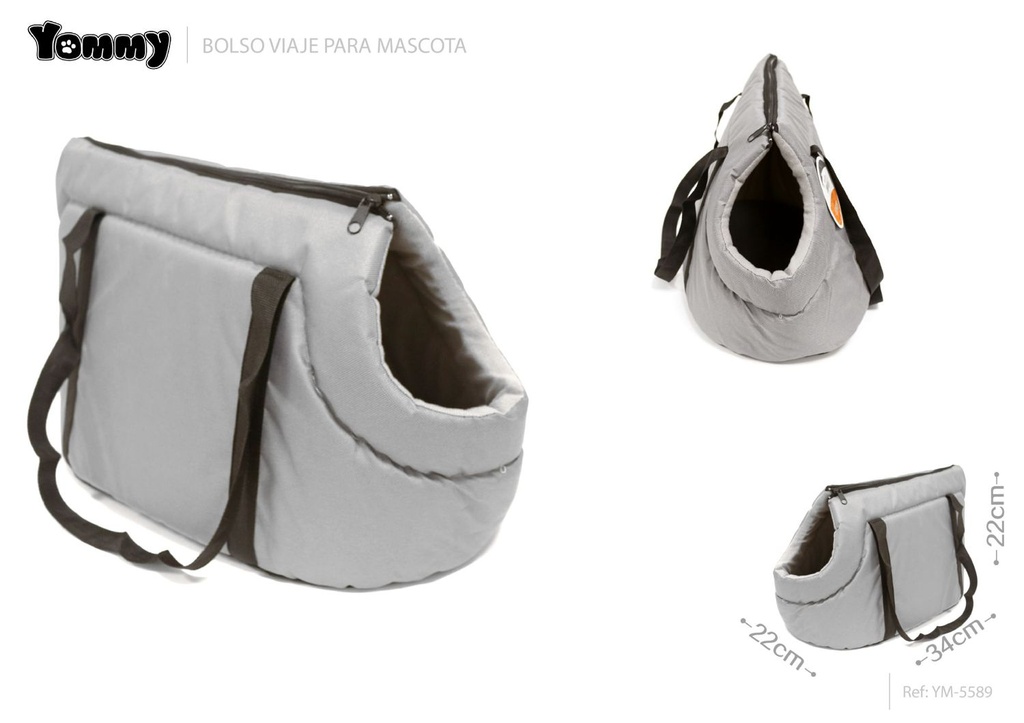 Bolso de viaje impermeable para mascotas 34x21x22cm