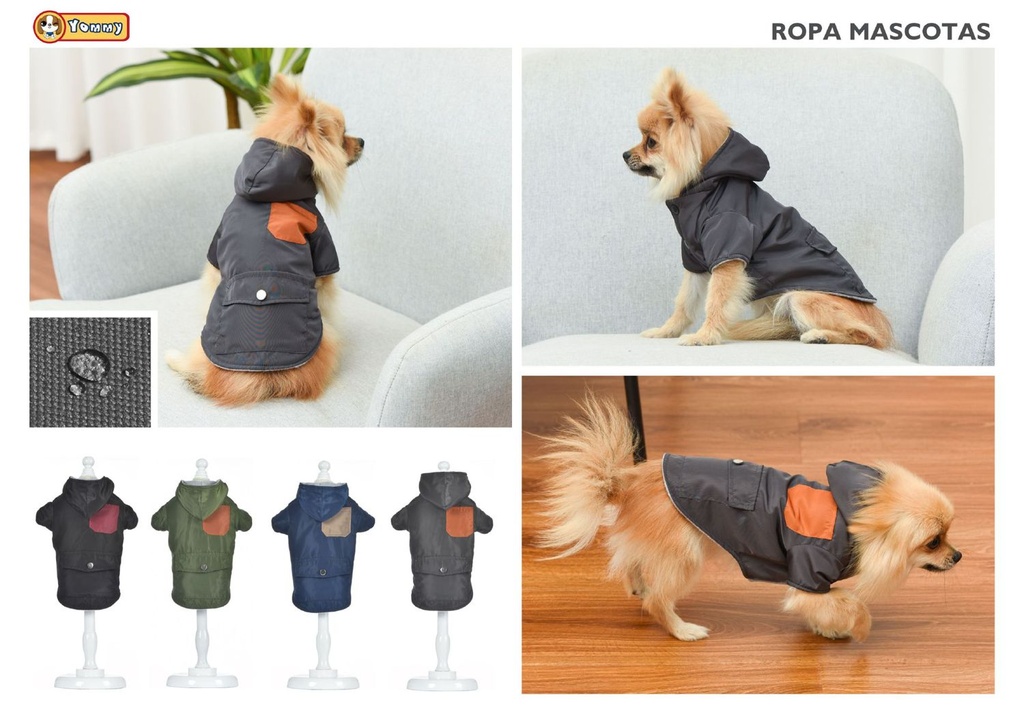 Sudadera impermeable para perro S