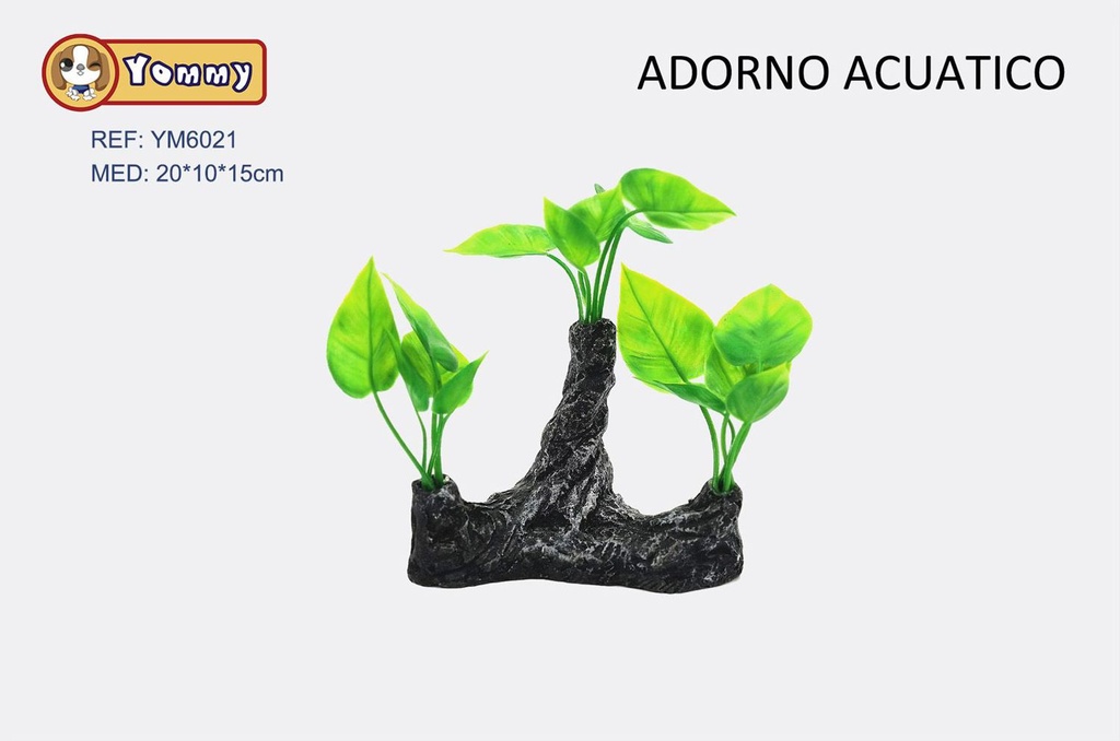 Decoración acuario 20x10x15cm para peceras y acuarios