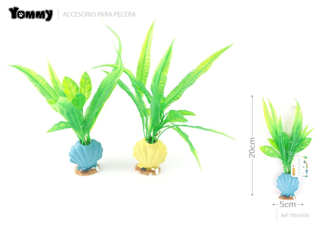 Adorno acuático 8*5*20cm - Decoración para acuarios