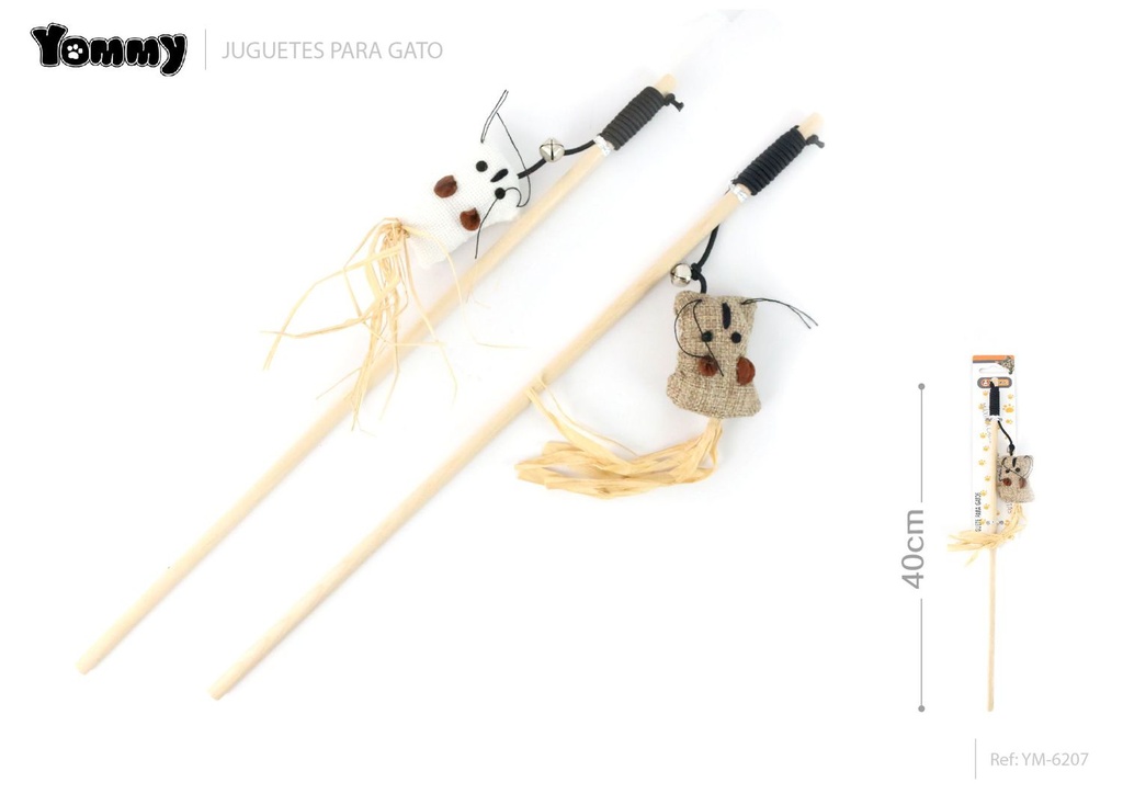 Juguete de gato "Cuerda de paja" 40 cm - Juguetes para gatos