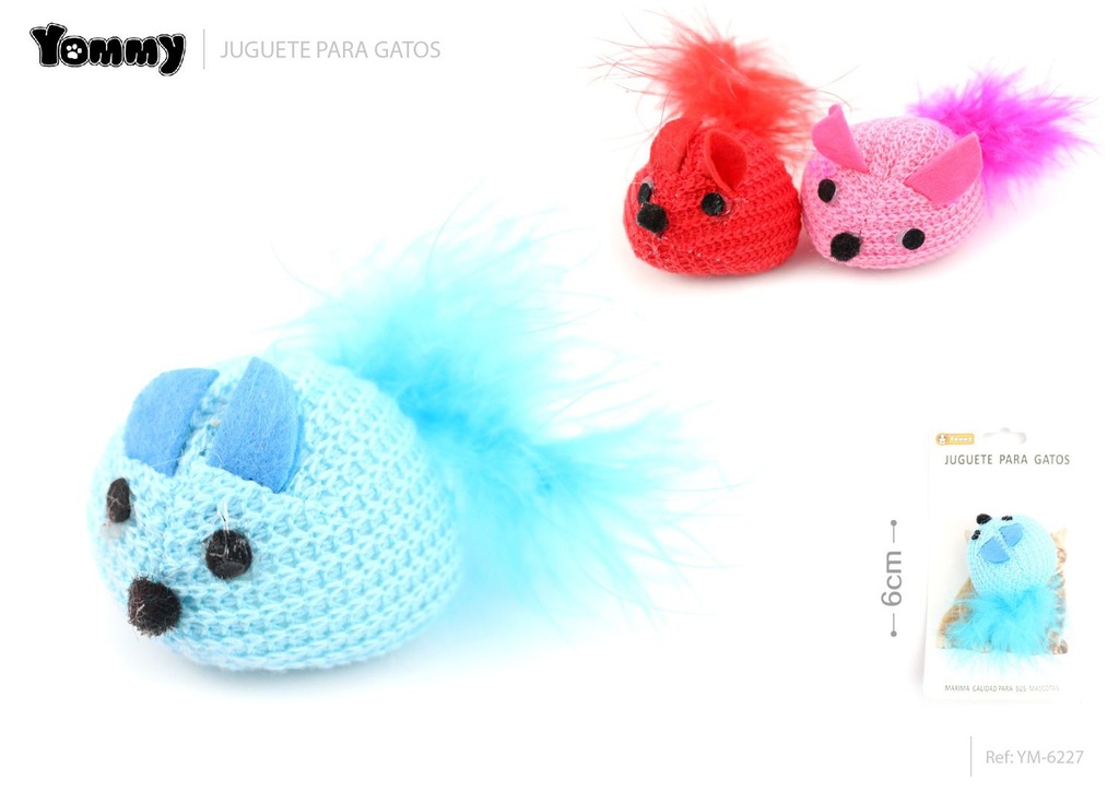 Juguete de peluche para gatos (6 cm) - Juguetes para gatos