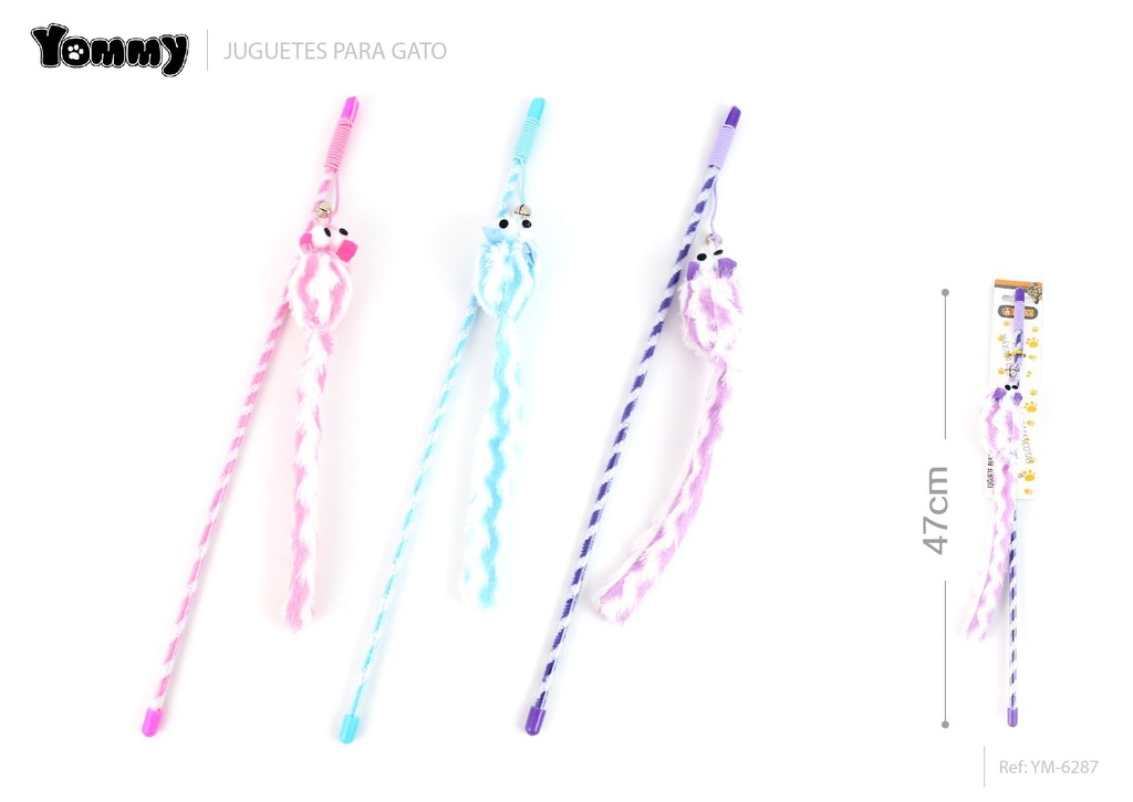 Juguete para gato 47cm para entretenimiento de mascotas