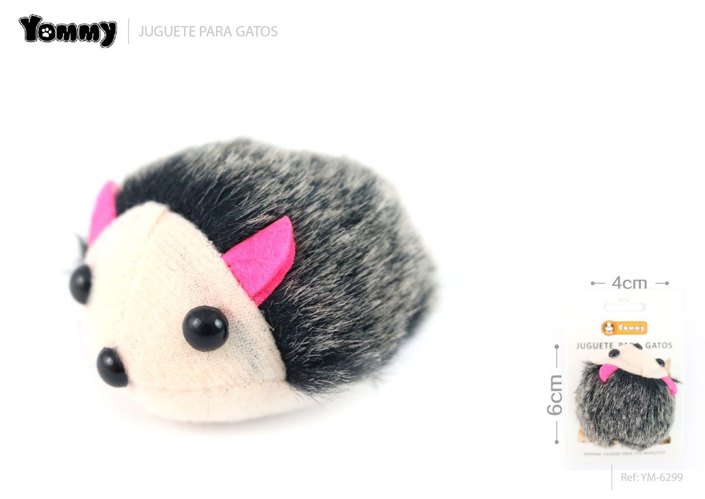 Juguete ratón para gato 6x4 cm