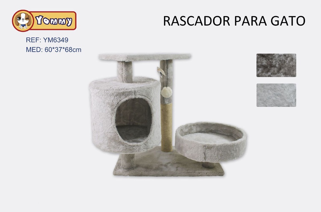 Rascador para gato 60*37*68cm para mascotas