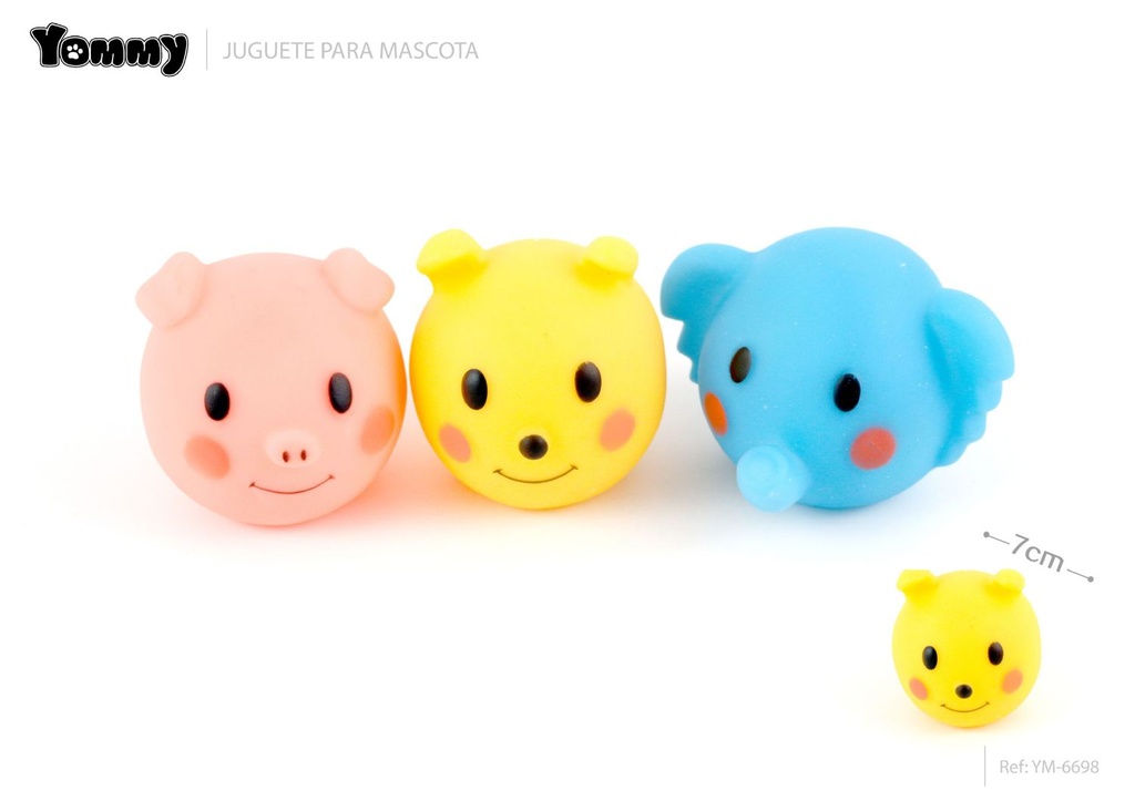 Juguete de goma para mascotas 7cm - Juguetes para mascotas