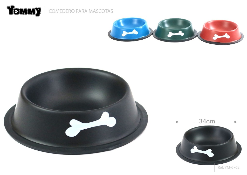 Comedero para mascotas 34cm - Accesorios para mascotas 