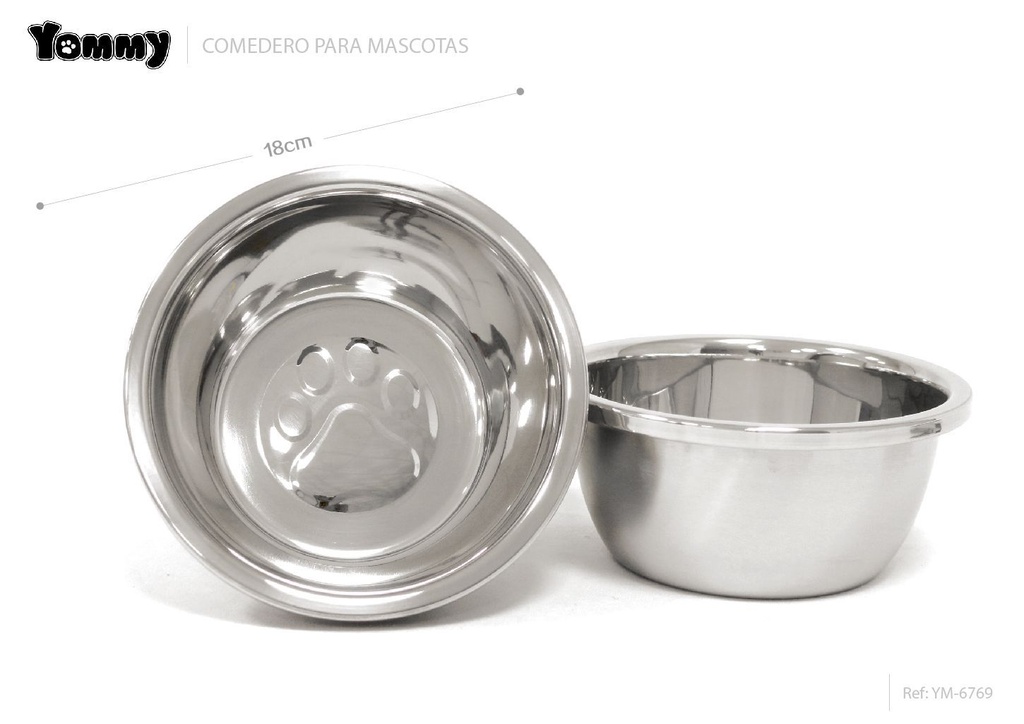 Comedero mascotas 18cm - Accesorios para mascotas