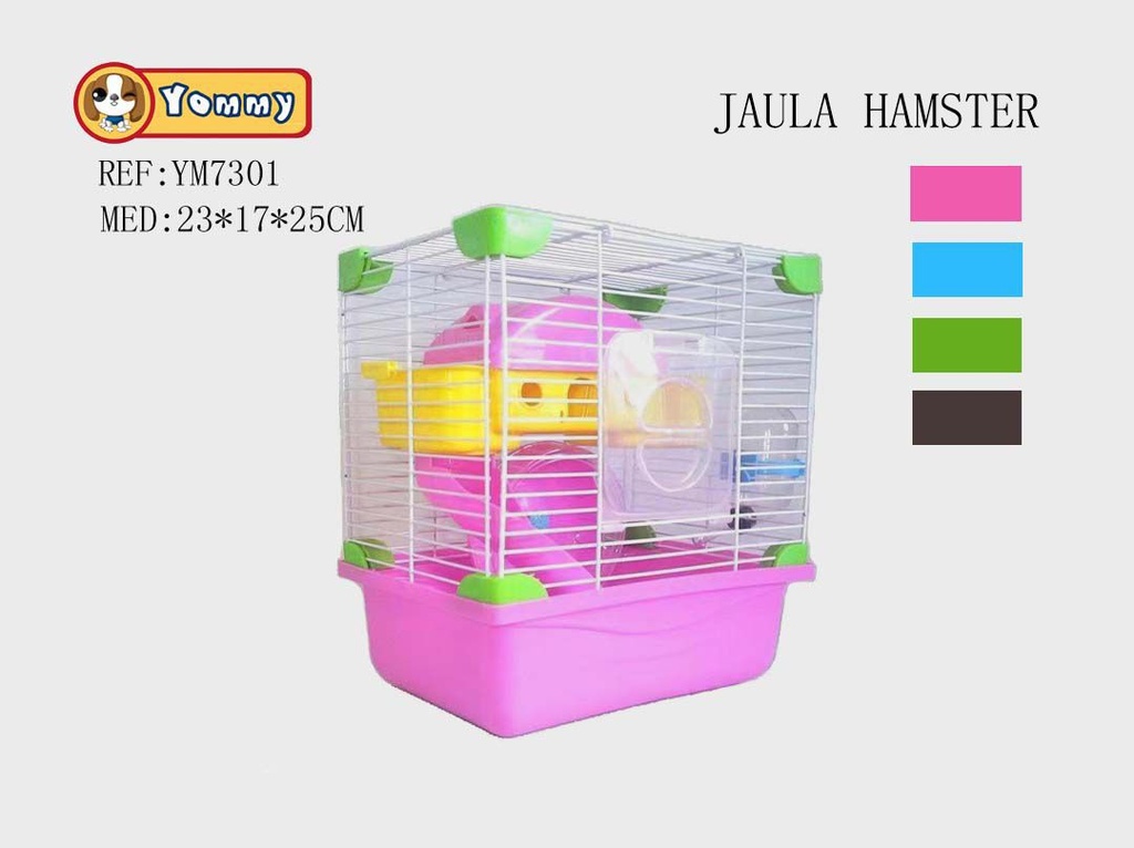 Jaula de hámster 23x17x25cm - Jaulas para mascotas