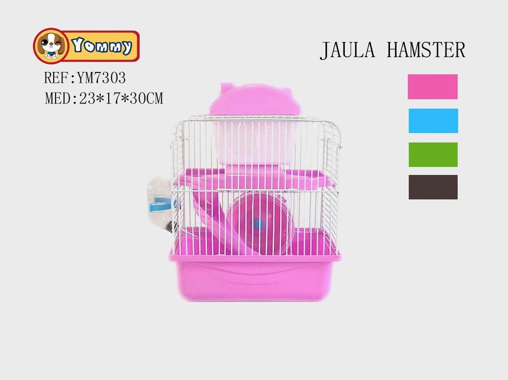 Jaula de hámster 23x17x30cm - Jaulas para mascotas