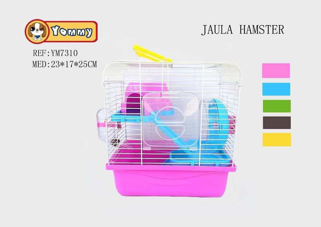 Jaula para hámster 23x17x25 cm - Mascotas