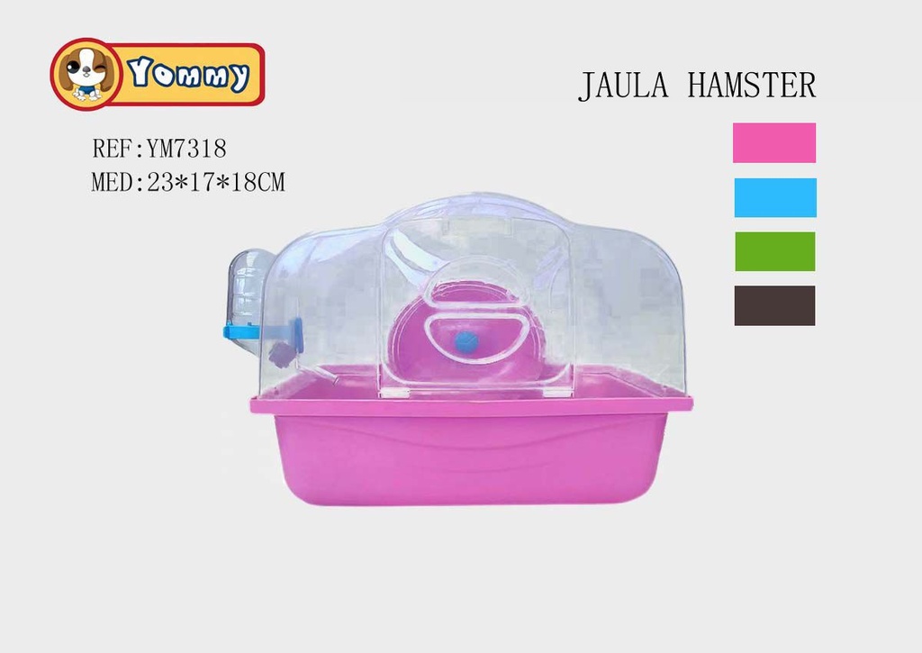 Jaula para hámster 23x17x18 cm - Accesorios para hámster y conejos