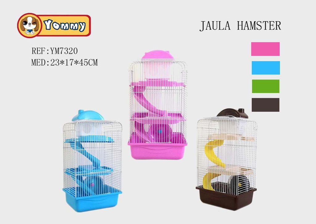 Jaula para hamsters 23*17*45CM - Jaulas para mascotas