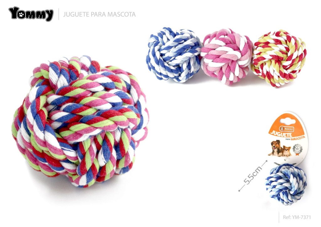 Juguete de Cuerda Doble 23CM - Juguete de cuerda para mascotas