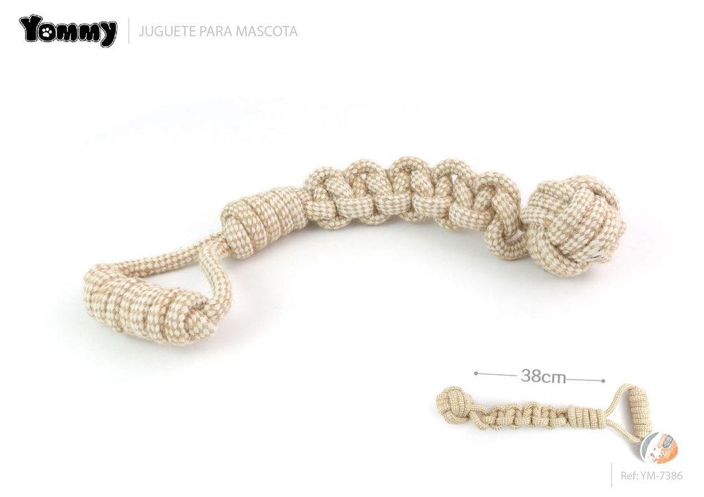 Juguete de cuerda para mascotas 38cm - Juguetes para mascotas