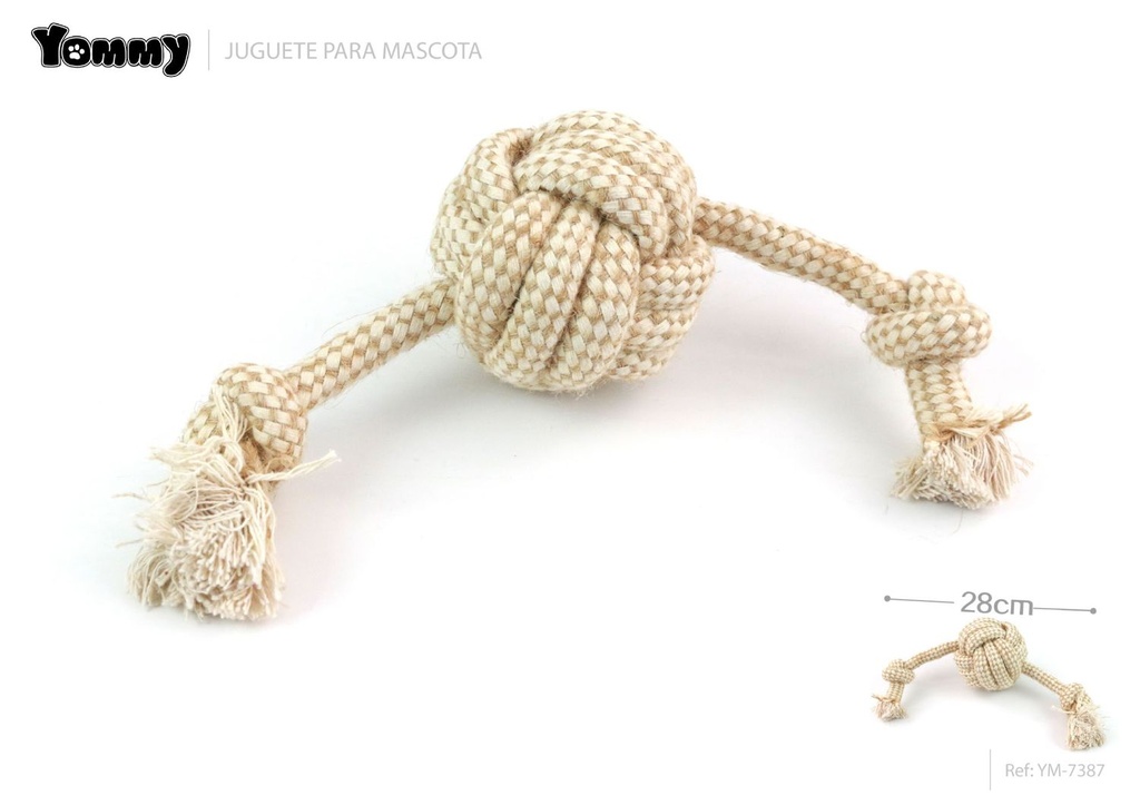 Juguete de cuerda de color natural 28 cm - Juguetes para mascotas