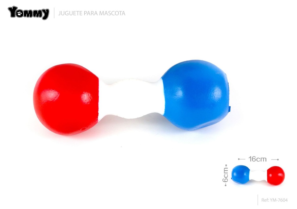 Juguete de goma para mascotas 16*6cm - Juguete para animales