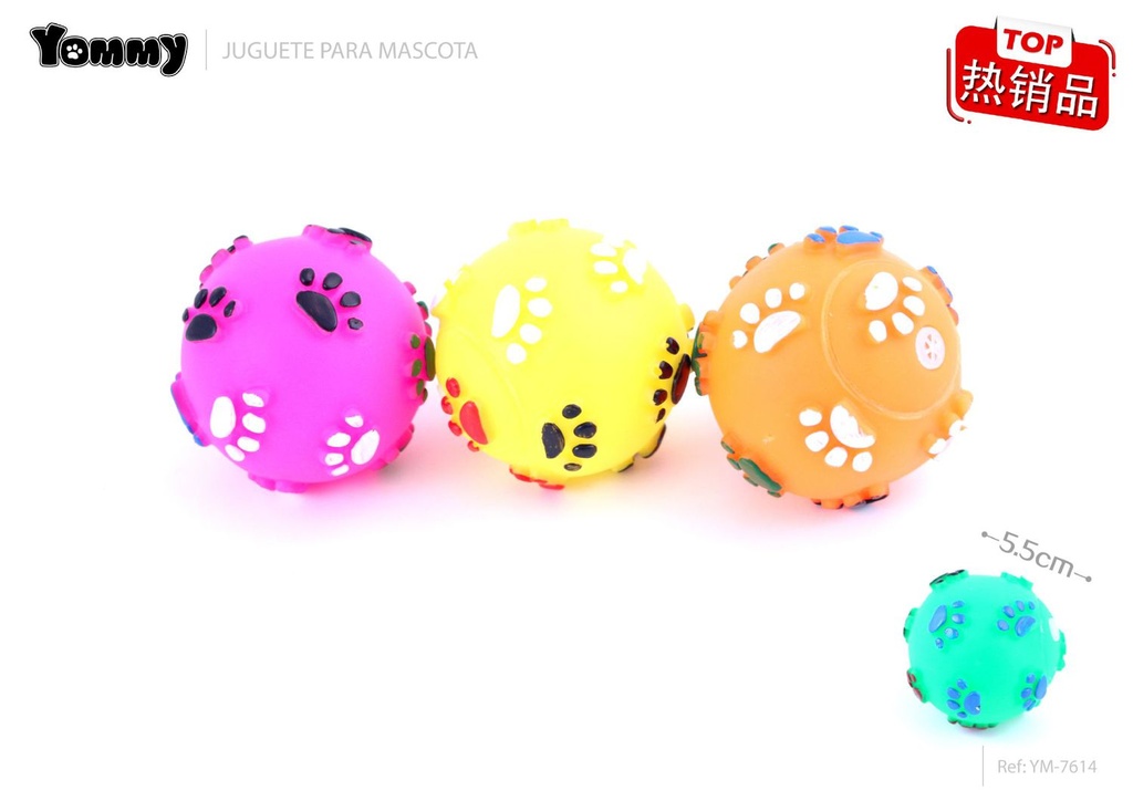 Juguete para mascotas de 5.5cm (juguete de goma) - Juguetes para mascotas