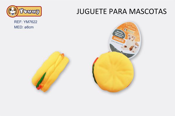 Juguete para mascotas de goma 8cm