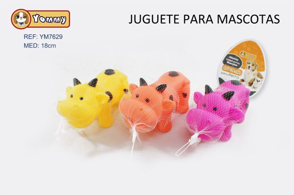 Juguete para mascotas 18cm de goma