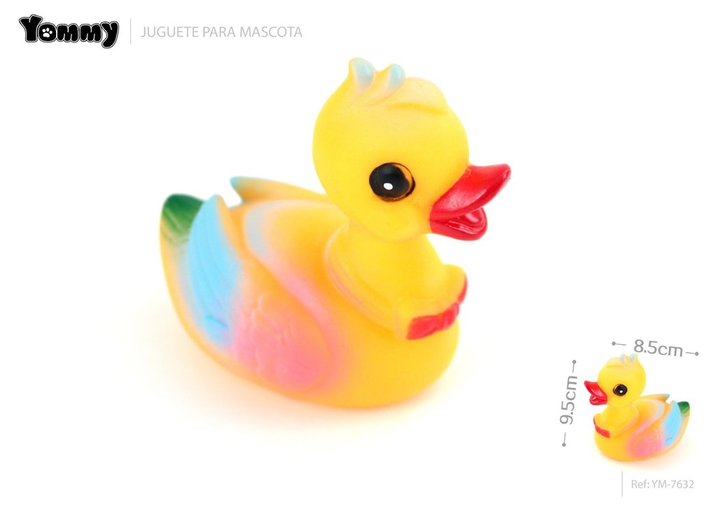 Juguete para mascotas pato 8.5x5.5x9.5 cm - Juguete para mascotas