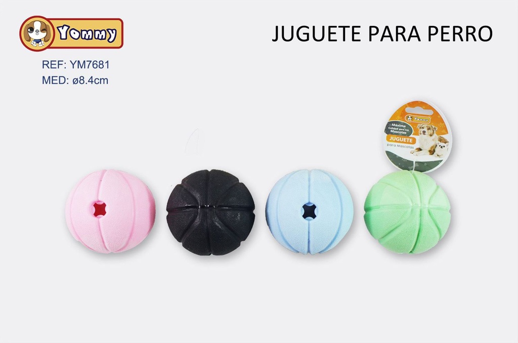 Juguete para mascotas de TPR dia:8.4cm para entretenimiento