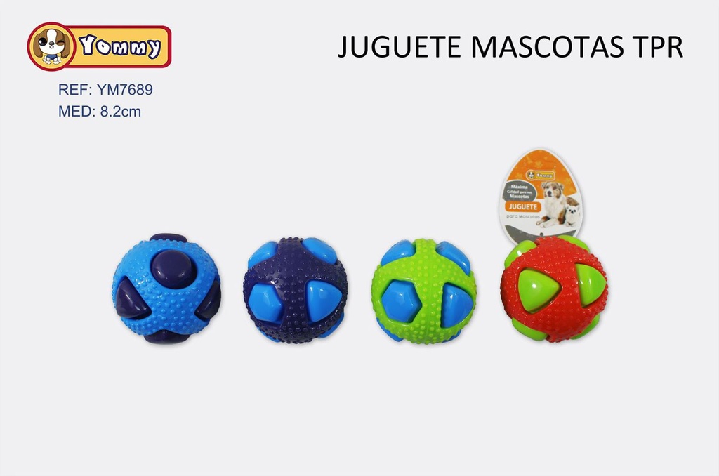 Juguete para mascotas resistente a mordidas 8.2cm