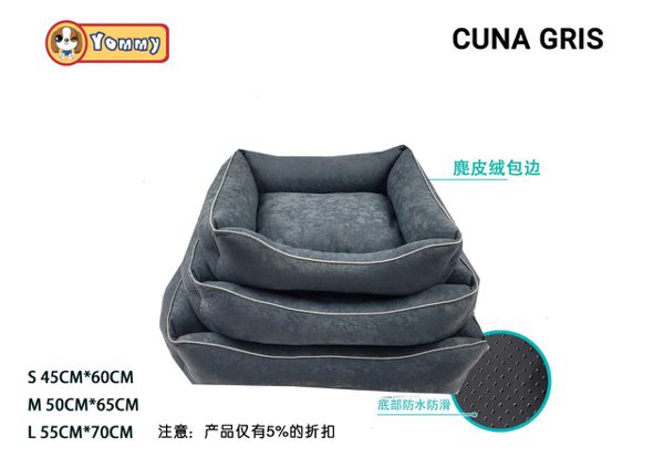 Cuna para mascotas gris YD-79260