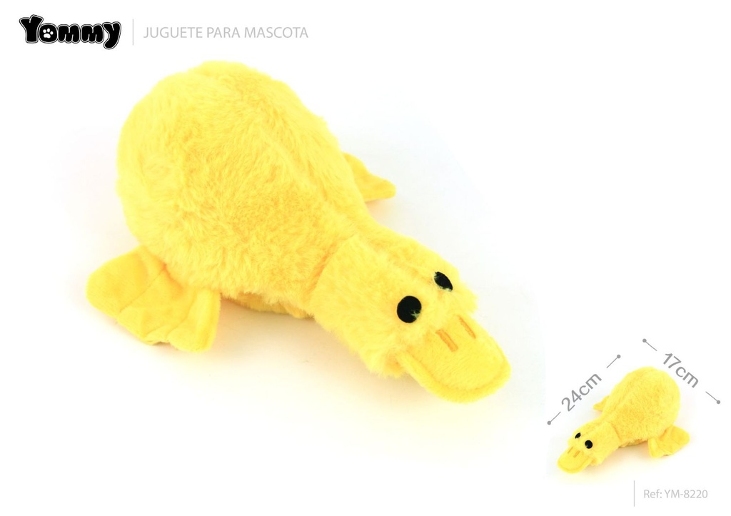 Pato de cuerda de juguete 24*17cm para mascotas