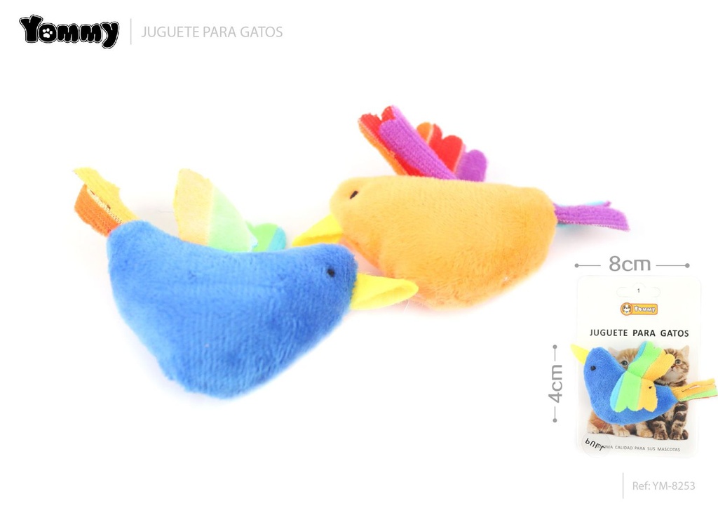 Juguete de pájaro para gatos 8*4 cm - Juguetes para gatos