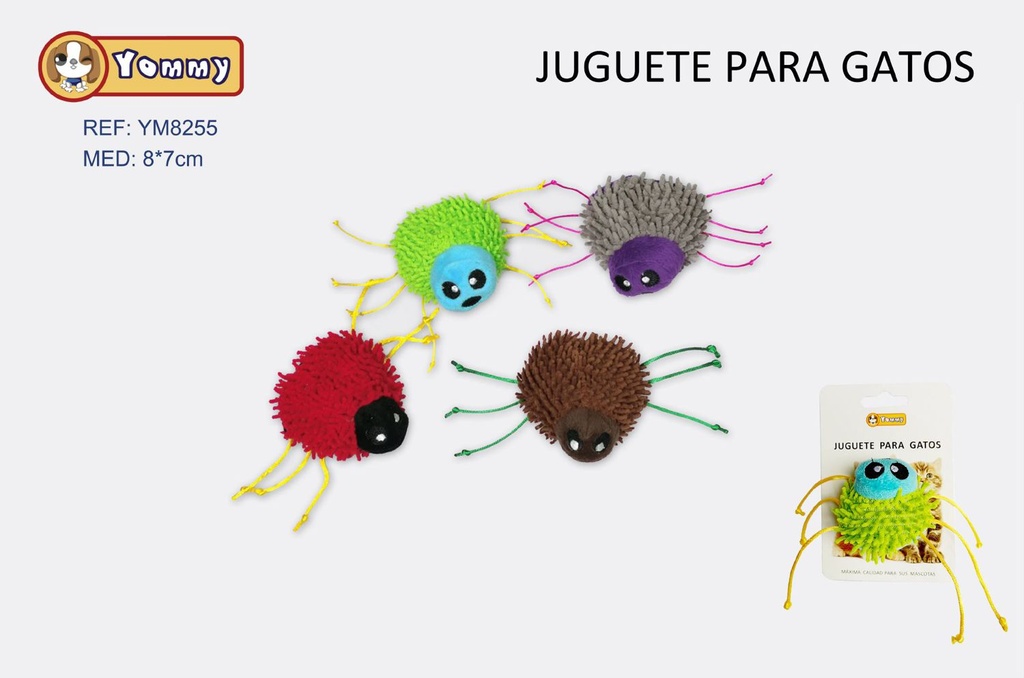 Juguete de mascotas insecto 8*7cm entretenimiento para mascotas