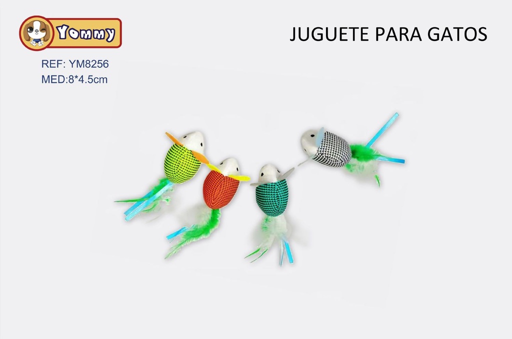 Juguete de mascotas ratón 8x4.5cm para gatos