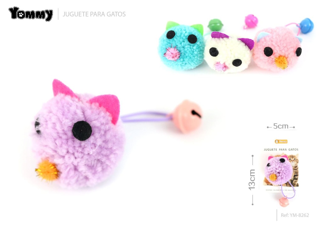 Juguete de ratón con sonajero 13x5 cm - Juguetes para mascotas