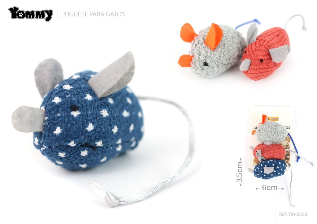 Juguete de ratón 6*3.5cm - Juguetes para mascotas