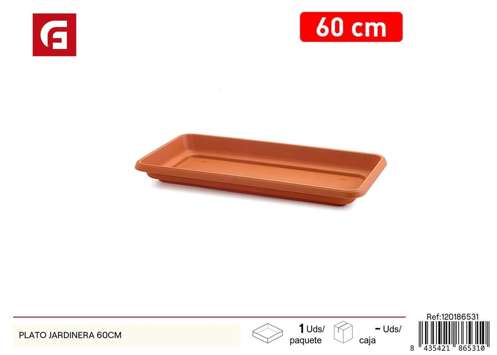 Plato jardinera 60cm para macetas