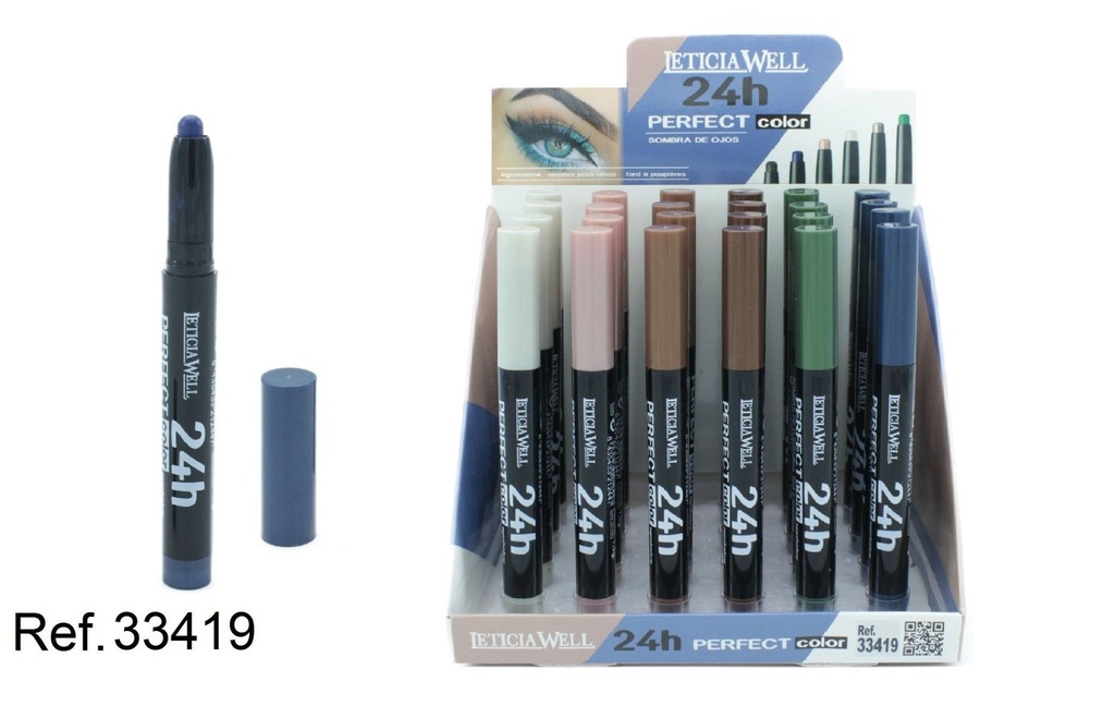 Sombra de ojos Leticia Well Super Fat Marker Waterproof 24h 33419 24/u