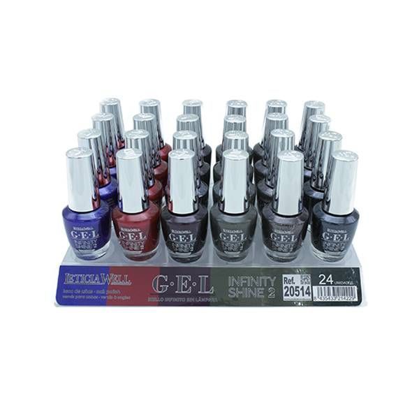 Laca de uñas gel inf. shine 24/u Leticia Well para manicura