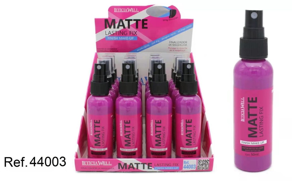 Spray mate de larga duración 16/u 44003 Leticia Well