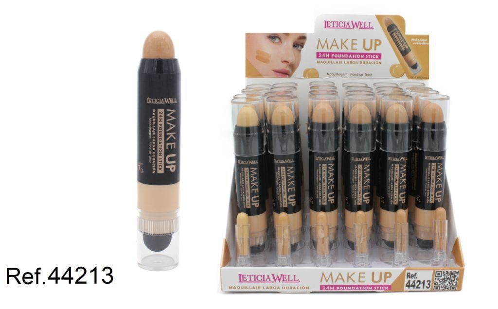 Maquillaje en barra con esponja 24 unidades - Cosméticos