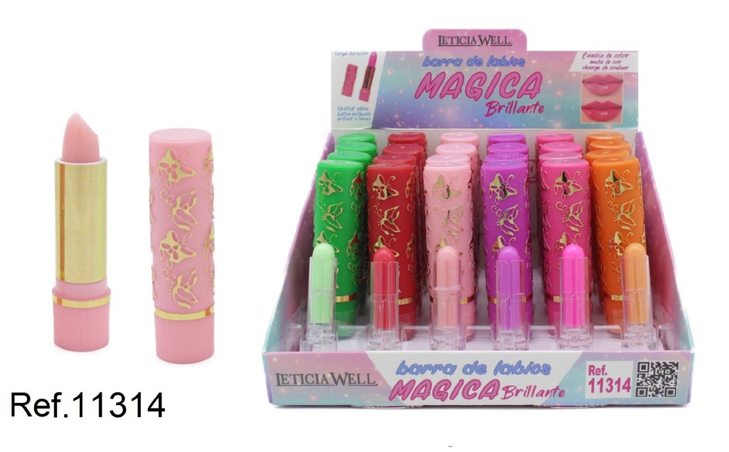 Brillo labial mágico 24/u Leticia Well para maquillaje