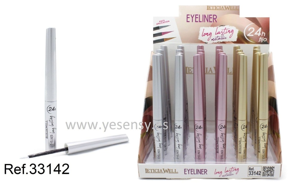 Eyeliner metallic long lasting 24H 24/u Leticia Well